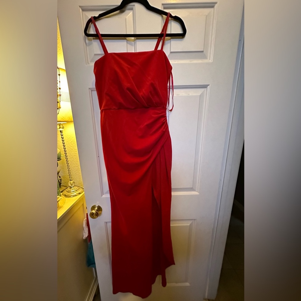 NWOT red evening dress